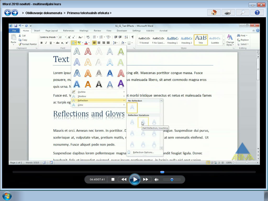 Word New Features